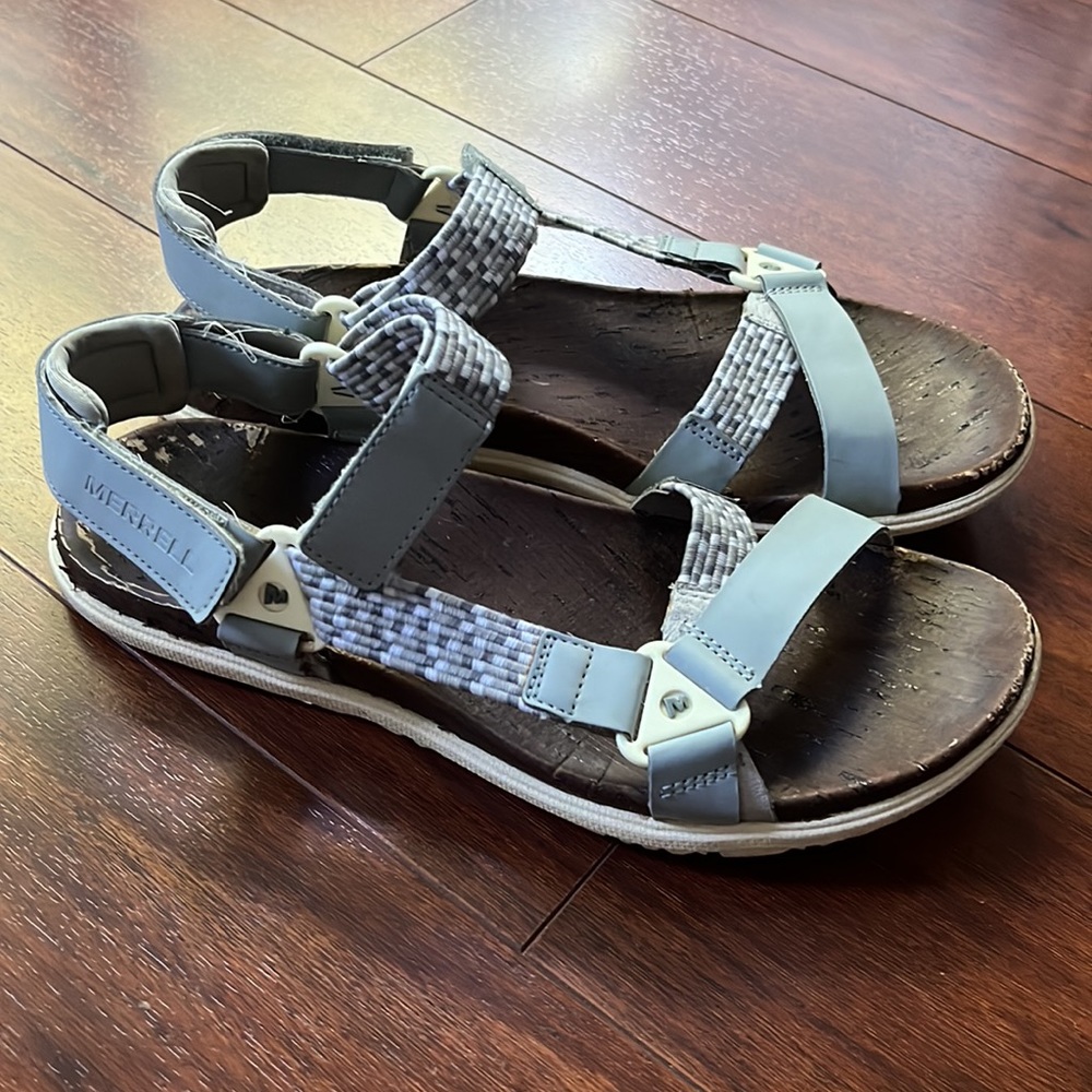 FREE Add On Merrell light grey sport sandals